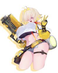 elegg_(nikke), goddess_of_victory:_nikke, 1girls, bfg_(doom), big_breasts