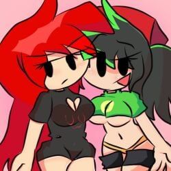 anthonnysonic, fnf, friday_night_funkin, 2girls, alexstar