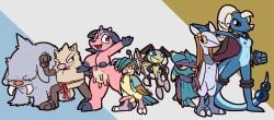 bugsy_(pokemon), chuck_(pokemon), clair_(pokemon), dragonair, generation_1_pokemon