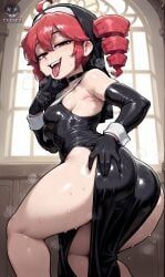 kasane_teto, utau, ceescz, 1girls, ahoge