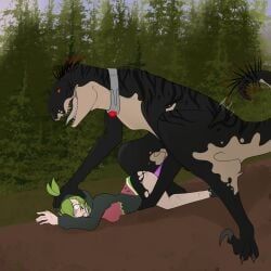 melony_(smg4), scorpius_rex, glitch_productions, jurassic_park_(franchise), jurassic_world