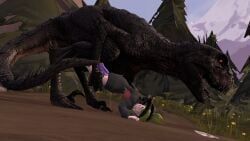 melony_(smg4), scorpius_rex, glitch_productions, jurassic_park_(franchise), jurassic_world
