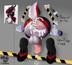 viola_bat, 5_fingers, anthro, bodily_fluids, body_writing