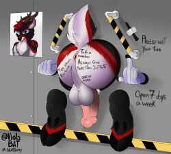 viola_bat, anthro, body_writing, cervid, deer