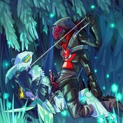 hawk_moth, reno_(brawlhalla), brawlhalla, 4_arms, anal