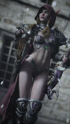 darkfallen, high_elf, sylvanas_windrunner, undead_(warcraft), blizzard_entertainment
