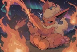 flareon, pokemon, noodle_jacuzzi, 3_toes, :o