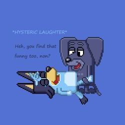 bluey_heeler, jean-luc_(bluey), bluey_(series), aged_up, anthro