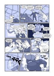 cobalt_giovanola, dr._gene_n._sime, dr._paul_aylmer, ruffythelion, anthro