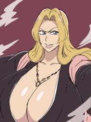 matsumoto_rangiku, rangiku_matsumoto, bleach, momiji_(artist), alternate_breast_size