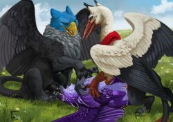 ahab_(ahugebird), andromeda_(bec-de-gaz), mythology, gryph000, accipitrid