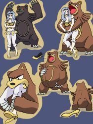 karen_(pokemon), pokemon_(species), pokémon_(species), ursaring, nintendo