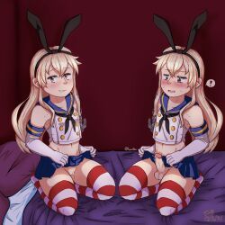 shimakaze-kun, shimakaze_(kantai_collection), kantai_collection, peakek, 1boy