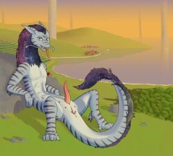 mythology, dawnlux, anthro, blue_body, blue_eyes