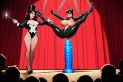 catwoman, selina_kyle, zatanna, zatanna_zatara, batman_(series)