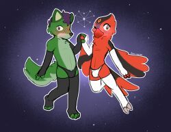 ferrissimulator, anthro, arm_warmers, armwear, avian