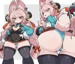 zhao_(zenless_zone_zero), hoyoverse, zenless_zone_zero, sixpixpen, tofffffu