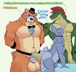 glamrock_bonnie_(fnaf), glamrock_freddy_(fnaf), montgomery_gator_(fnaf), five_nights_at_freddy's, five_nights_at_freddy's:_security_breach