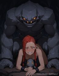 nyx_x, 1boy, 1girl, all_fours, bestiality