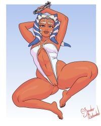 ahsoka_tano, togruta, star_wars, borderreloaded, 1girls