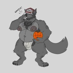 tenderule34, anthro, arm_hair, armpit_hair, ball