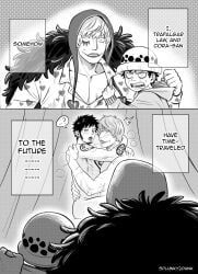 donquixote_rosinante, trafalgar_law, one_piece, splunkydunk, 2boys