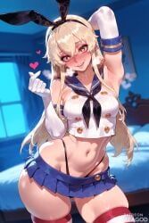 shimakaze_(kancolle), shimakaze_(kantai_collection), kantai_collection, arzagod, 1girls