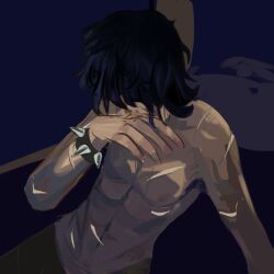 ticci_toby, creepypasta, brown_hair, emo, faceless_male