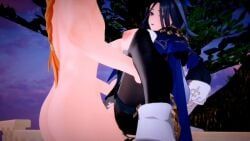 aether_(genshin_impact), clorinde_(genshin_impact), genshin_impact, hoyoverse, mihoyo