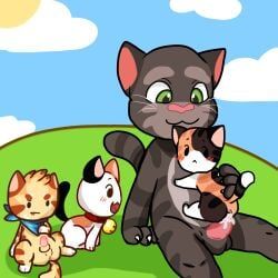 talking_tom, talking_friends, talking_tom_and_friends_(series), muffinlewds, 1boy