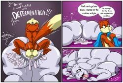 conker, toriel, conker's_bad_fur_day, undertale, cartoonfan402