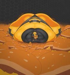 bee_(robuttschei), robuttschei, 3_fingers, antennae, anthro