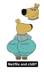 chill_girl, chill_guy, shaquille_o'neal, ass, ass_jiggle