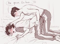 cho_sang-woo, seong_gi-hun, squid_game, katestuliy, black_hair