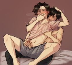 cho_sang-woo, seong_gi-hun, squid_game, katestuliy, black_hair