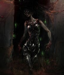 cyborg_midwife, system_shock, system_shock_2, amrrr, black_hair