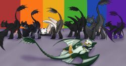dys_(character), lacerta, light_fury, night_fury, dreamworks
