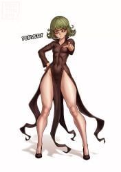 tatsumaki, one-punch_man, redteneri, 1girls, big_hips