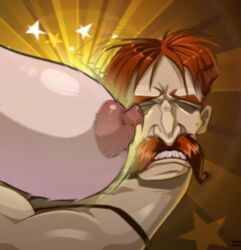 von_kaiser, punch-out!!, big_breasts, big_nipples, boob_hit