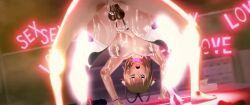 bunny_hero_works_part-time, bunify, 1boy, 1girls, areola