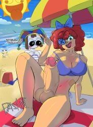 pomni_(the_amazing_digital_circus), ragatha_(the_amazing_digital_circus), sun_(the_amazing_digital_circus), the_amazing_digital_circus, 1futa