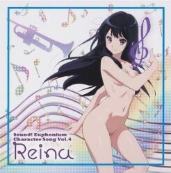kousaka_reina, average_breasts, black_hair, female, fully_nude