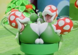 piranha_plant, yoshi, mario_(series), nintendo, supasuparare