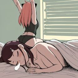 anya_forger, becky_blackbell, spy_x_family, cold_shrike, 2girls