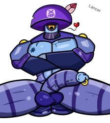 darryl_(brawl_stars), brawl_stars, 1boy, balls, crossed_arms