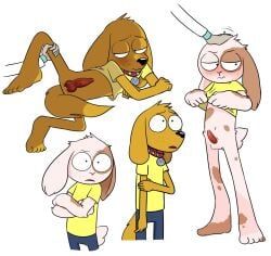 bunny_morty, morty_smith, rabbit_morty, rick_sanchez, adult_swim
