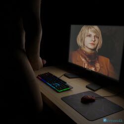 ashley_graham, ashley_graham_(ella_freya), gigabyte, razer, resident_evil