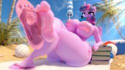 twilight_sparkle_(mlp), my_little_pony, snuddy, barefoot, beach