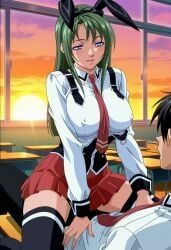 ito_mika, bible_black, bible_black_only, 1boy, 1girls