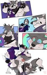 kyash-tyur, rattykai, accidental_hypnosis, anthro, anthro_on_anthro